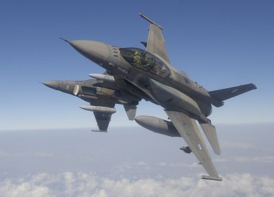 aircraft, military, vehicles, F-16 Fighting Falcon - random desktop wallpaper