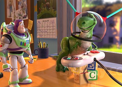 Toy Story, Buzz Lightyear - duplicate desktop wallpaper