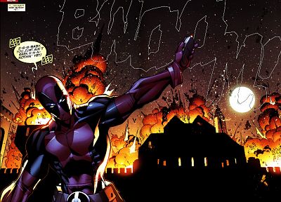 Deadpool Wade Wilson, Marvel Comics - duplicate desktop wallpaper