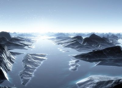 landscapes, CGI - related desktop wallpaper