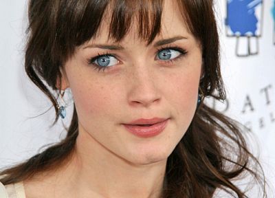 Alexis Bledel, blue eyes - desktop wallpaper