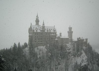 winter, snow, castles - duplicate desktop wallpaper