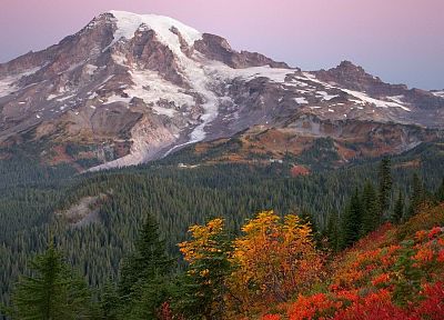 sunrise, paradise, National Park, Washington, Mount - random desktop wallpaper