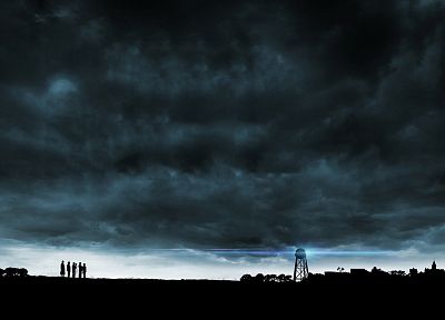 clouds, skylines, silhouettes - random desktop wallpaper