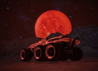 red, Mass Effect - desktop wallpaper