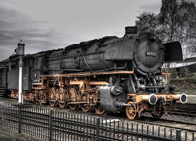 steam, Germany, engines, trains, steam engine, vehicles, steam locomotives, 2-10-0 - duplicate desktop wallpaper