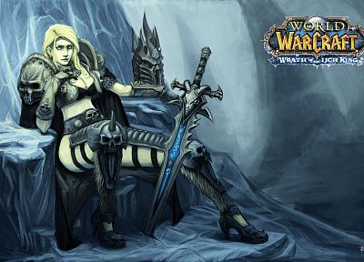 World of Warcraft, Lich King, High Elf - random desktop wallpaper