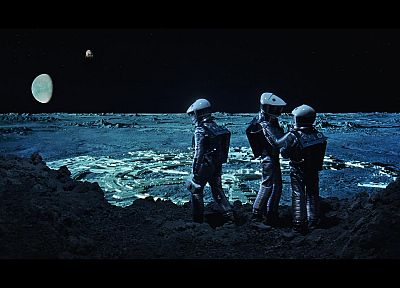 astronauts, science fiction - desktop wallpaper