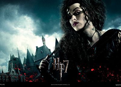 actress, Harry Potter, Helena Bonham Carter, Harry Potter and the Deathly Hallows, Bellatrix Lestrange, Death Eaters - desktop wallpaper