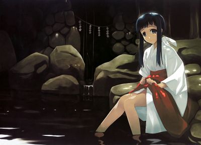 Miko, Japanese clothes, Murakami Suigun - related desktop wallpaper