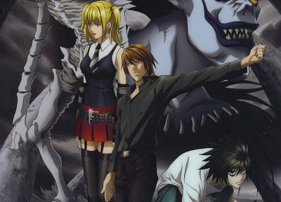 Death Note, manga - desktop wallpaper