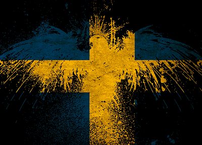 Sweden, eagles, flags - related desktop wallpaper