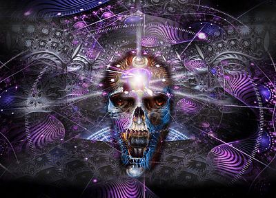 skulls, DMT, vision, alex grey - related desktop wallpaper