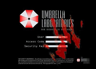Resident Evil, Umbrella Corp. - duplicate desktop wallpaper