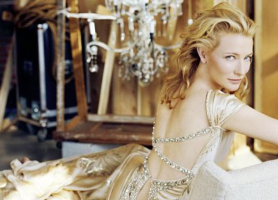 women, actress, Cate Blanchett - duplicate desktop wallpaper