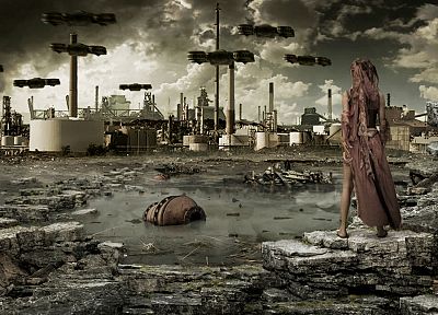 ruins, cityscapes, desolate - random desktop wallpaper