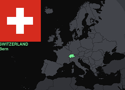 flags, Europe, maps, knowledge, countries, Switzerland, useful - desktop wallpaper