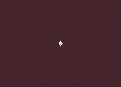 minimalistic, fire, symbol - random desktop wallpaper
