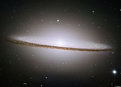 outer space, sombrero galaxy - random desktop wallpaper