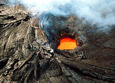 lava, smoke - duplicate desktop wallpaper