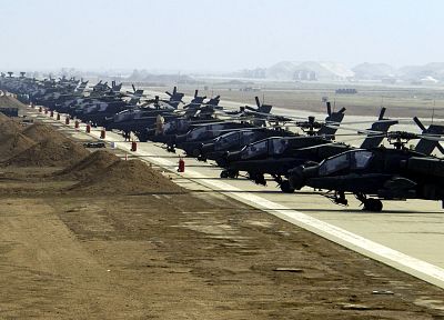military, helicopters, AH-64 Apache, Apache Longbow - desktop wallpaper