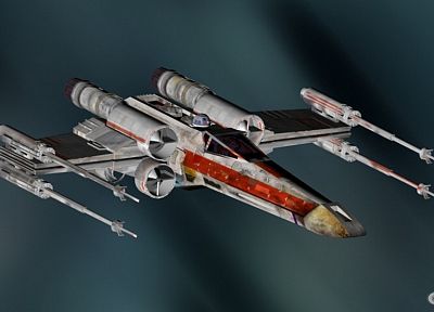 Star Wars, x-wing Fighter - duplicate desktop wallpaper