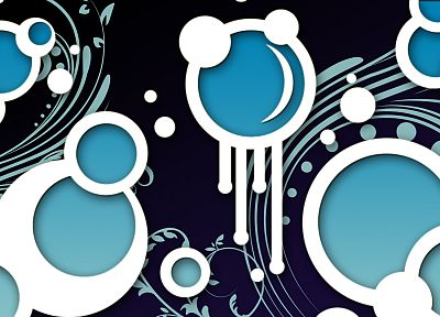 abstract, bubbles - random desktop wallpaper