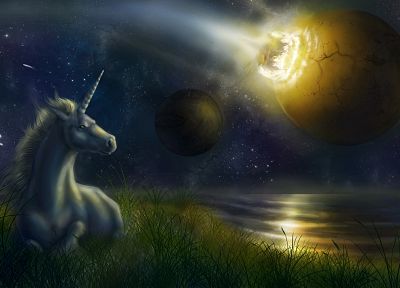 unicorns - desktop wallpaper