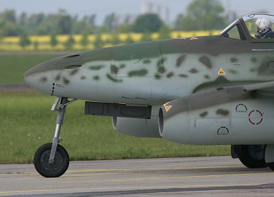 aircraft, Messerschmitt, World War II, Luftwaffe, planes, Me 262 Schwalbe, jet aircraft, Heinkel He-178 - random desktop wallpaper