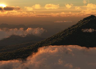 clouds, landscapes - duplicate desktop wallpaper