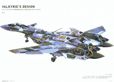 valkyrie, cutaway, jets, fighter - desktop wallpaper