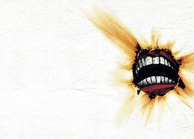 music, mouth, Billy Talent, album covers, simple background - related desktop wallpaper