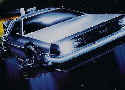 Back to the Future, DeLorean DMC-12 - random desktop wallpaper