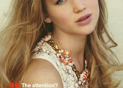 blondes, women, actress, celebrity, Jennifer Lawrence - desktop wallpaper