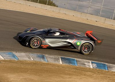 Mazda, vehicles, concept cars, Mazda Furai, side view, race tracks - related desktop wallpaper