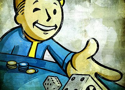 Fallout, Vault Boy - desktop wallpaper