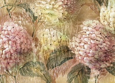 paintings, flowers - desktop wallpaper