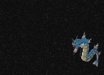 Pokemon, mosaic, Gyarados - random desktop wallpaper