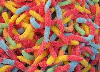 food, gummy worms - duplicate desktop wallpaper