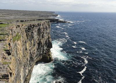 landscapes, cliffs, Ireland - random desktop wallpaper