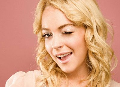 women, Lindsay Lohan - desktop wallpaper