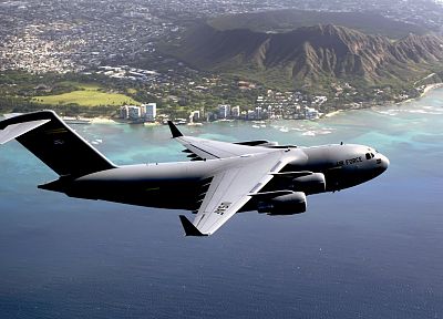 aircraft, military, planes, C-17 Globemaster - desktop wallpaper