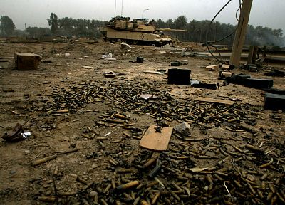 war, tanks, Iraq, ammunition, battles, M1A1 Abrams Tank - random desktop wallpaper