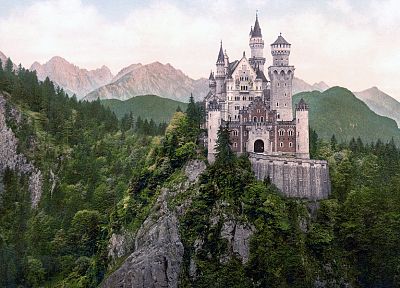 castles, Neuschwanstein Castle - duplicate desktop wallpaper