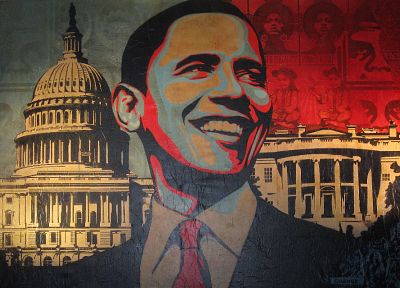 hope, presidents, Washington DC, Barack Obama, Shepard Fairey - random desktop wallpaper