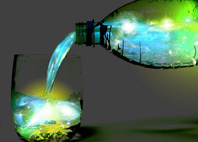 light, drinks, photo manipulation - desktop wallpaper
