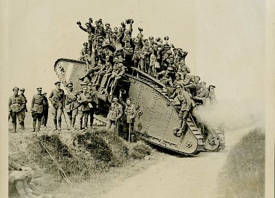 military, tanks, World War I, historic - related desktop wallpaper