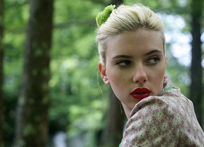 women, Scarlett Johansson, actress - duplicate desktop wallpaper