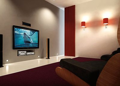 TV, couch, home, interior - desktop wallpaper