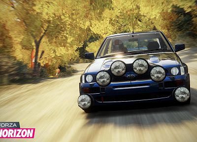 video games, cars, Xbox 360, Cosworth, 1992, Ford Escort, rally car, Forza Horizon - related desktop wallpaper
